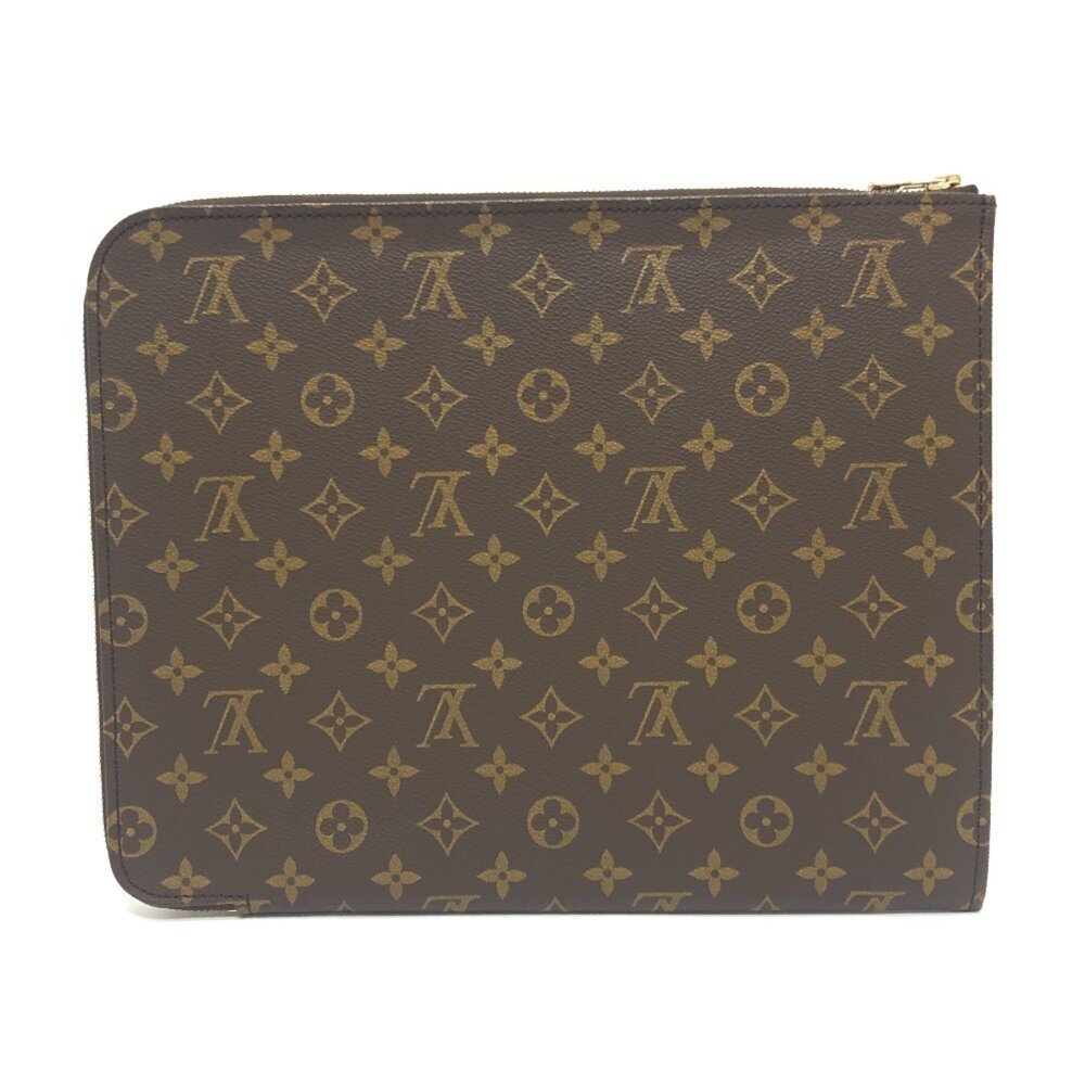 LOUIS VUITTON Brown Clutch Bag - Picture 2 of 9